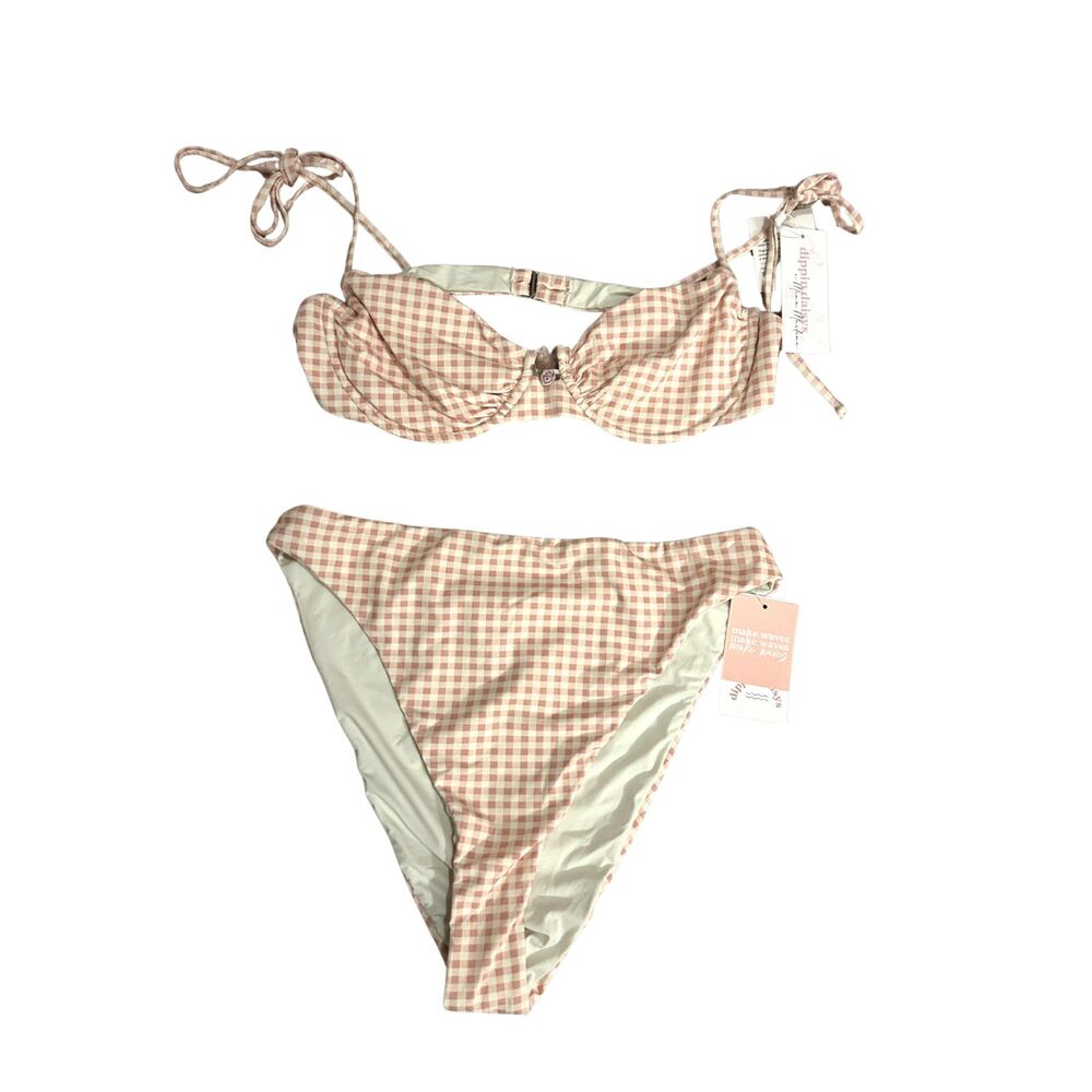 NWT Dippin’ Daisy’s Cherie Underwire Bikini Set Rosette XL Sustainable Swim